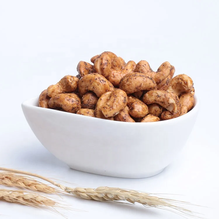 
Gourmet salted cashew, nut snacks 