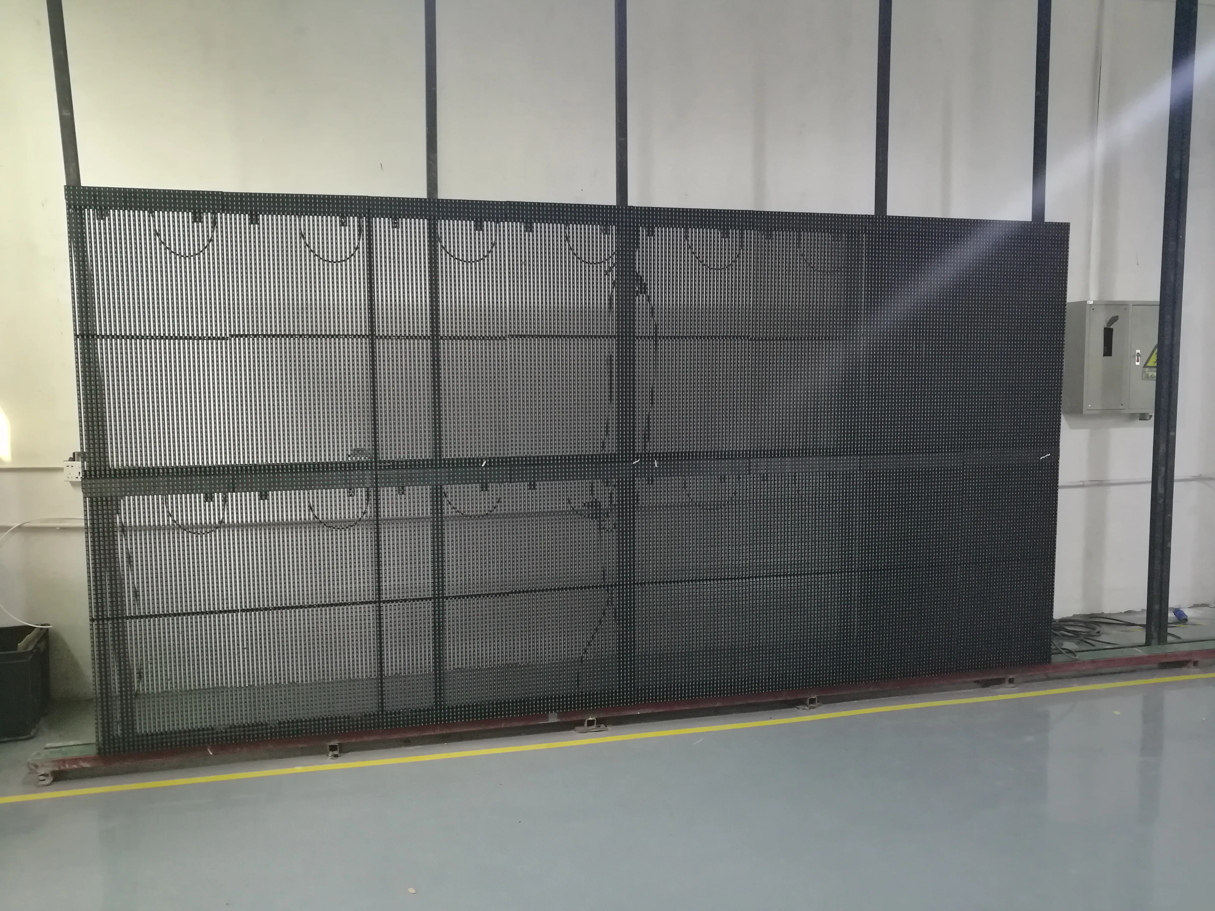 
P25 Outdoor Transparent LED Display building curtain led display LED Media Facade 