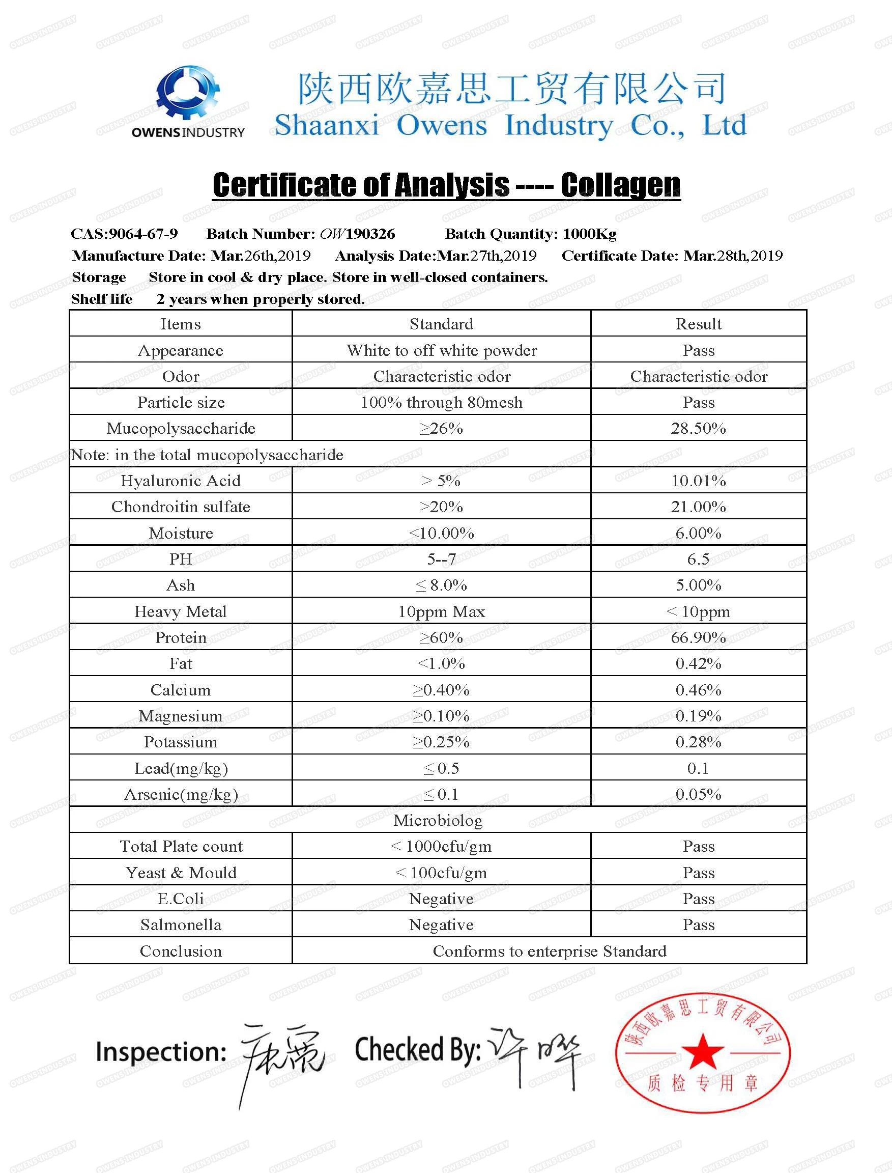 Collagen - COA 2