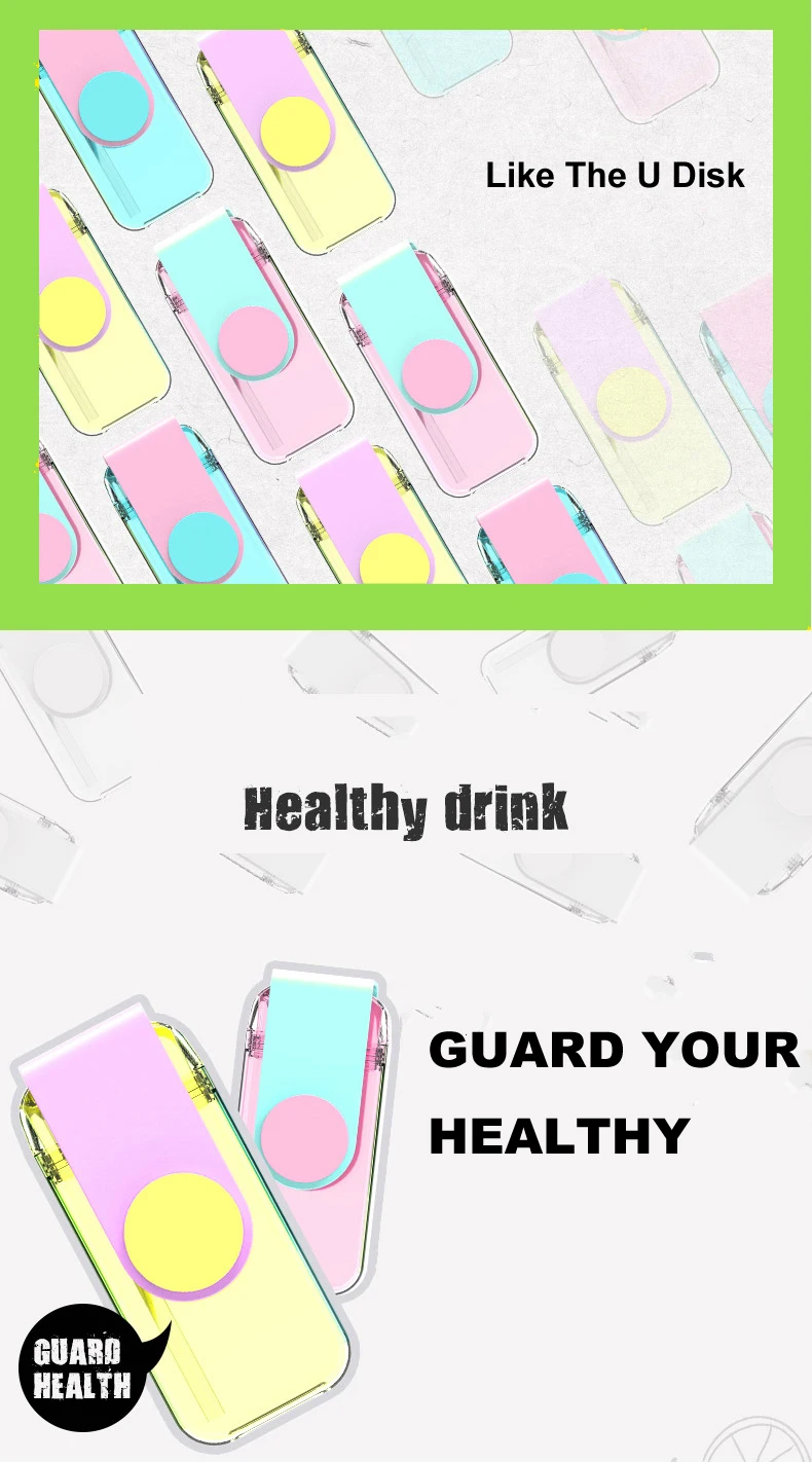 New Design Eco-friendly BPA Free Plastic Water Bottle For Kids