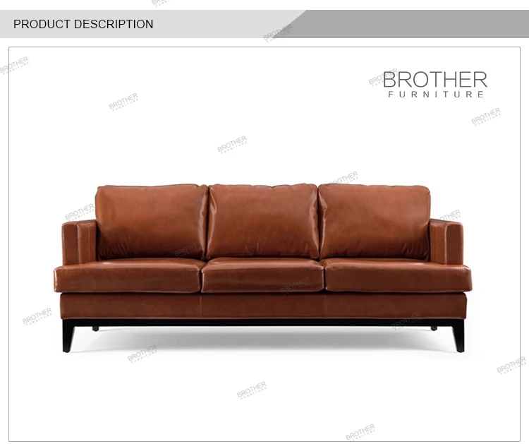 wooden design 3 seater sofa