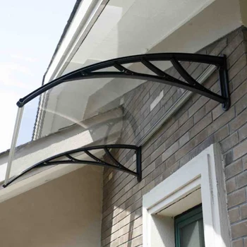 Block Out Rain And Sun Front Door Entrance Canopy With Wind