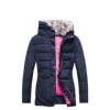 WEEKLY DEALS Custom Outdoor Button Up Winter Windproof Classical Women Jacket With Fur Collar In Stock