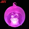 Wholesale battery operated light up handmade glass christmas nativity scene with led for decoration