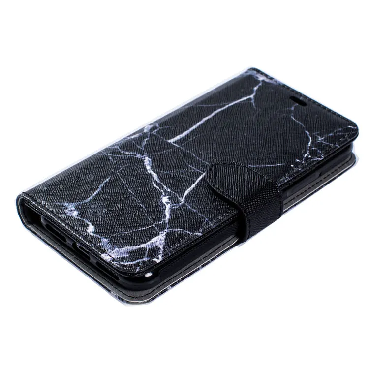 Marble Pattern Wallet Flip PU Leather Case Cover for iphone x xs max case i phone case