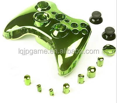 Silver Chrome Full Housing Shell Case Cover for Xbox 360 Wireless Controller SODIAL R silver 