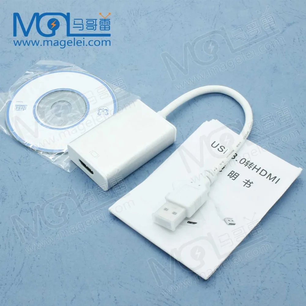 

2016 High Speed White USB 3.0 To HDMI Converter For TV