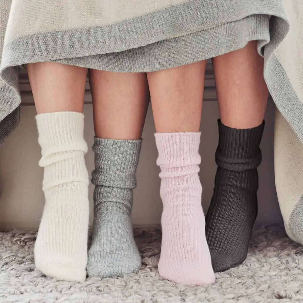 

Cashmere Mongolia Downy Slipper Sock Korea Sock, Any color you want
