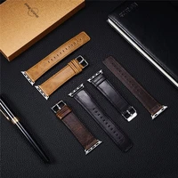 

BLAP181060 Luxury Leather Watch Band Strap For Apple Watch 38mm / 42mm, For iWatch With Adapter