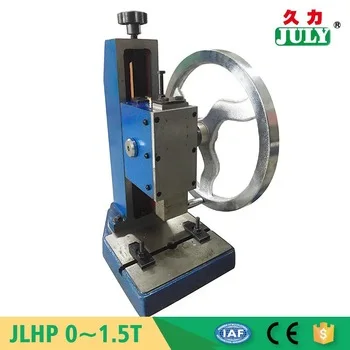 factory direct sale JULY exquisite metal stamping machine for jewelry