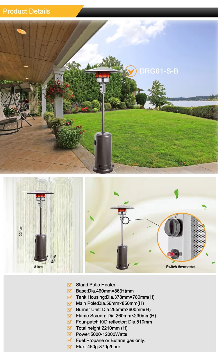 Factory Manufacture Outdoor Greenhouse Heaters Patio Gas Heater Buy