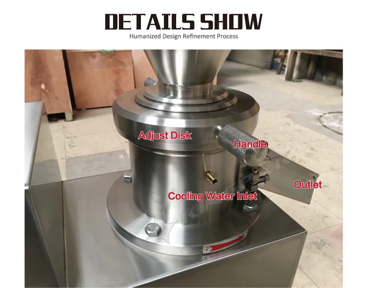 Jmsc120 Emulsifying Colloid Mill Industrial Meat Sesame Fruit Peanut