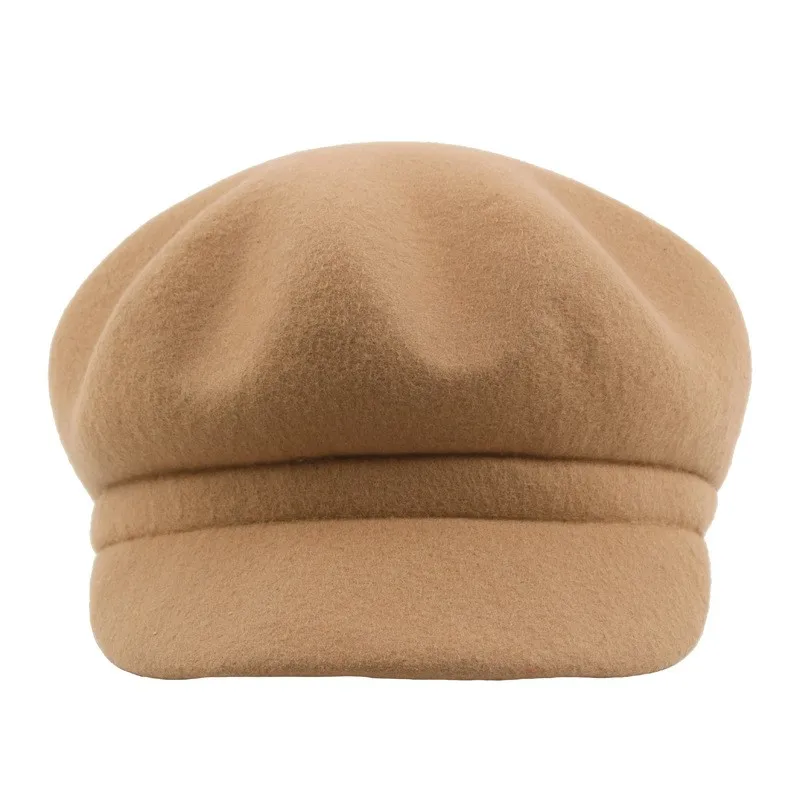 100% Wool Felt Newsboy Cap New Style Berets Hat - Buy Wool Felt Beret ...