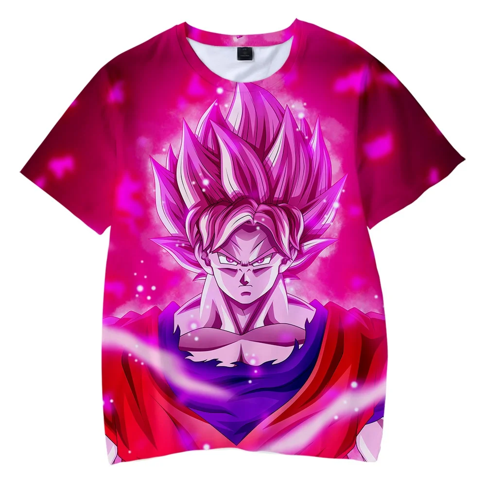 

Hot sale dragon ball cool and casual 3D print t-shirts drop shipping for children boys and girls in summer spring, Customized color