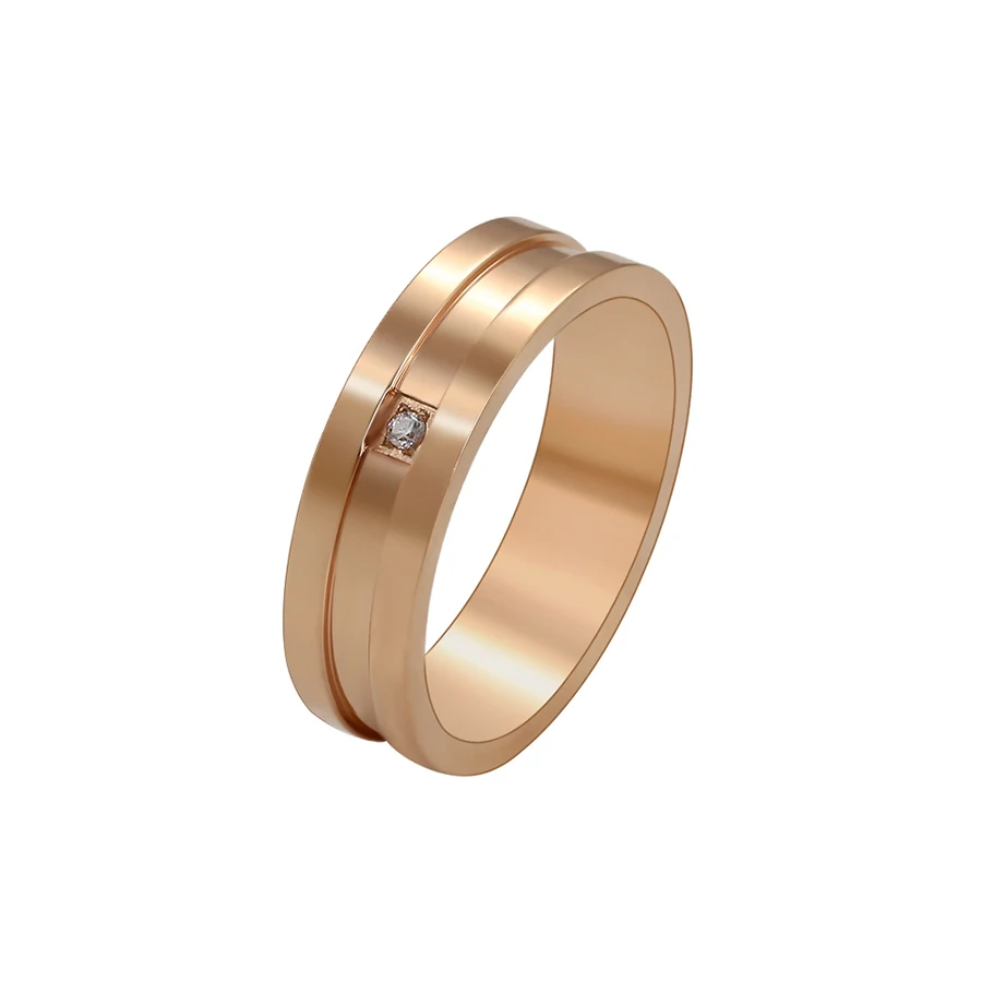 

15978 xuping 18K gold-plated ring with stainless steel for women or man