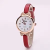 2018 Crystal Watches Ladies Luxury Rose Gold Leather Thin Belt Quartz Bow Knot Wrist Watch(KKWT2010)
