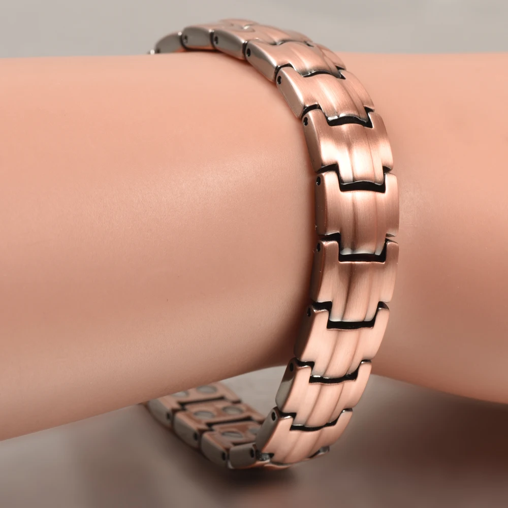 Energinox 3000 Gauss Pure Copper Bracelet Health Japanese Copper Bracelet For Couples