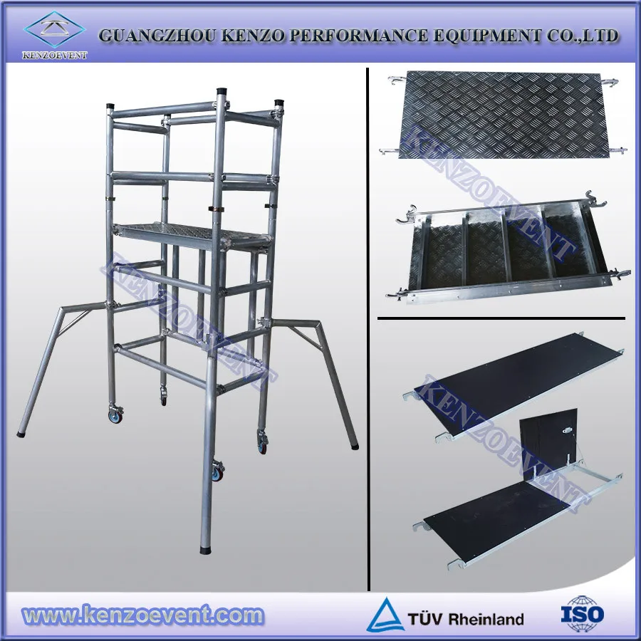 Construction aluminum scaffolding tower system for sale