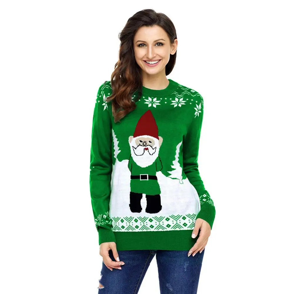 

Free Shipping Custom Wholesale Ugly Christmas Sweater, Customized color