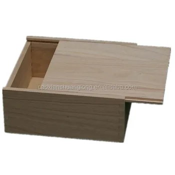 New Design High Quality Decorative Unfinished Wooden Box With