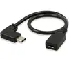 USB 3.1 Type C USB-C Male Left & Right Angle to Micro USB 11pin Female