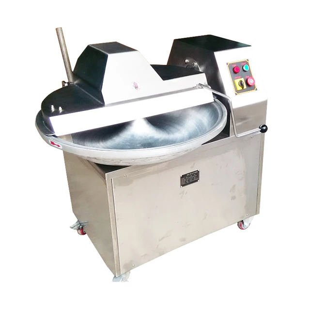 
50L electric vegetable meat sausage meat bowl cutter 