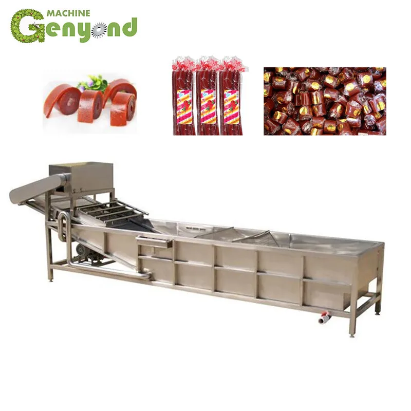 Factory Automatic fruit roll up scraping forming drying cutting making processing machine fruit leather production plant line