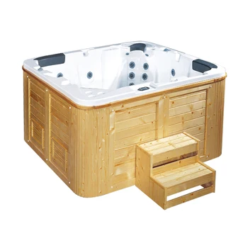 2000*2000*900mm Bathtub Indoor Portable Jets Whirlpool Spa Hot Tub