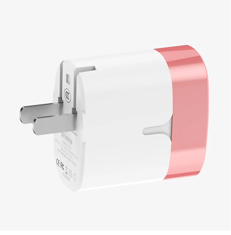 

US Socket 5V/2A Mobile Phone Wall Charger QC 3.0 Fast Charging Phone Charger, Black