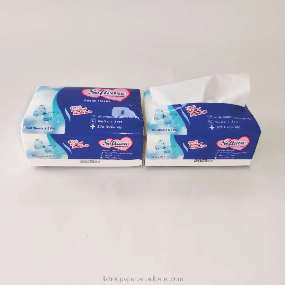 Wholesale Price Cheap Biodegradable Household Soft Facial Tissue Paper