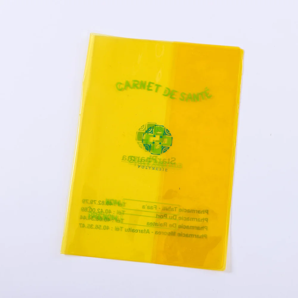 transparent plastic adhesive book cover