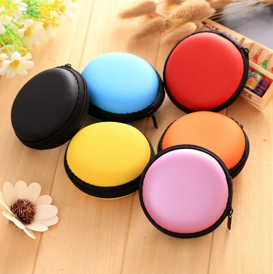 Portable Earbud Earphone Pouch Durable Headphone Bag Protective