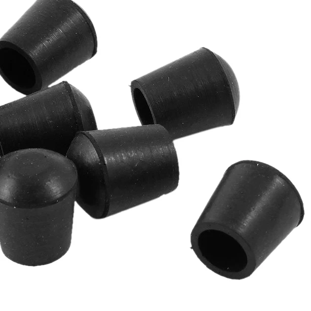 Meof Rubber Cover Chair Table Leg Recessed Feet Pads 20 X 23mm 10 Table Leg Recessed Feet Pads 20 X 23mm