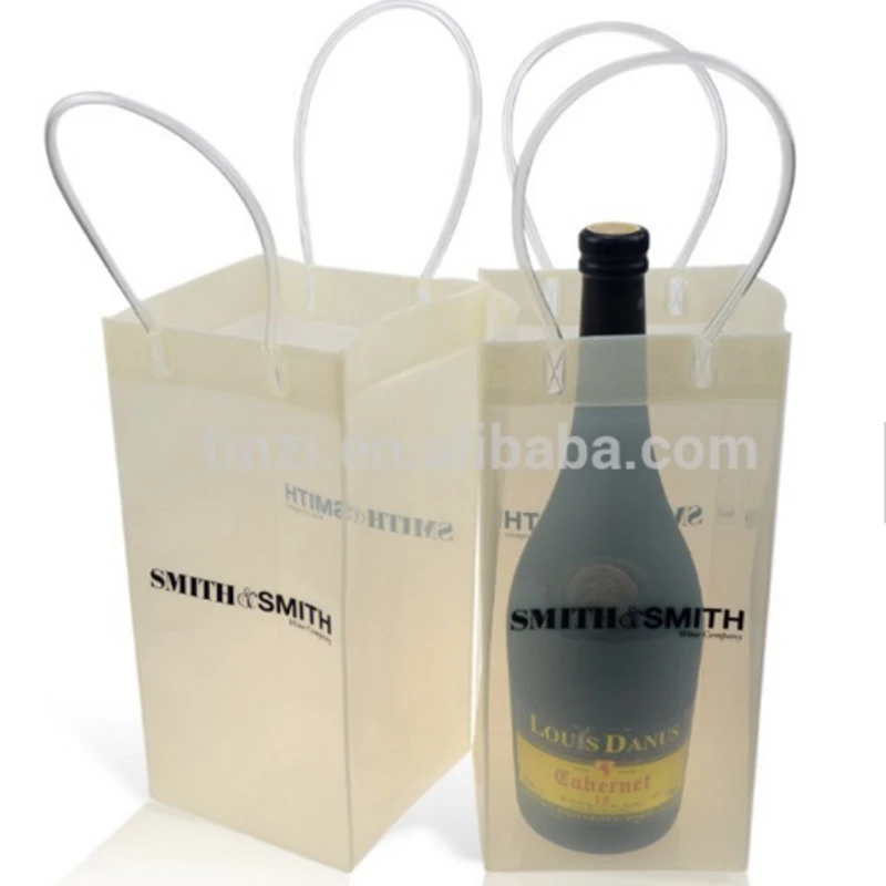 Ice Cube Bags Plastic Bag For Wine Bottle Cooler Product On Ice Cube Bags Plastic Bag For Wine Bottle Cooler Product On