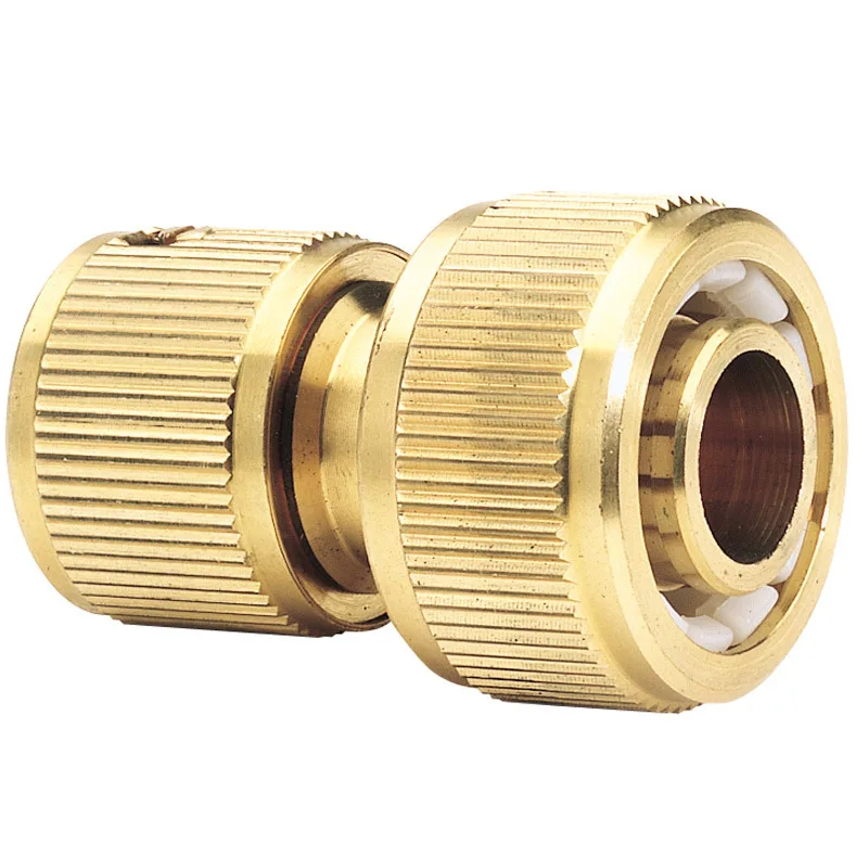 Brass 19mm water hose pipe quick connector
