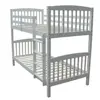 pine single over single bunk bed