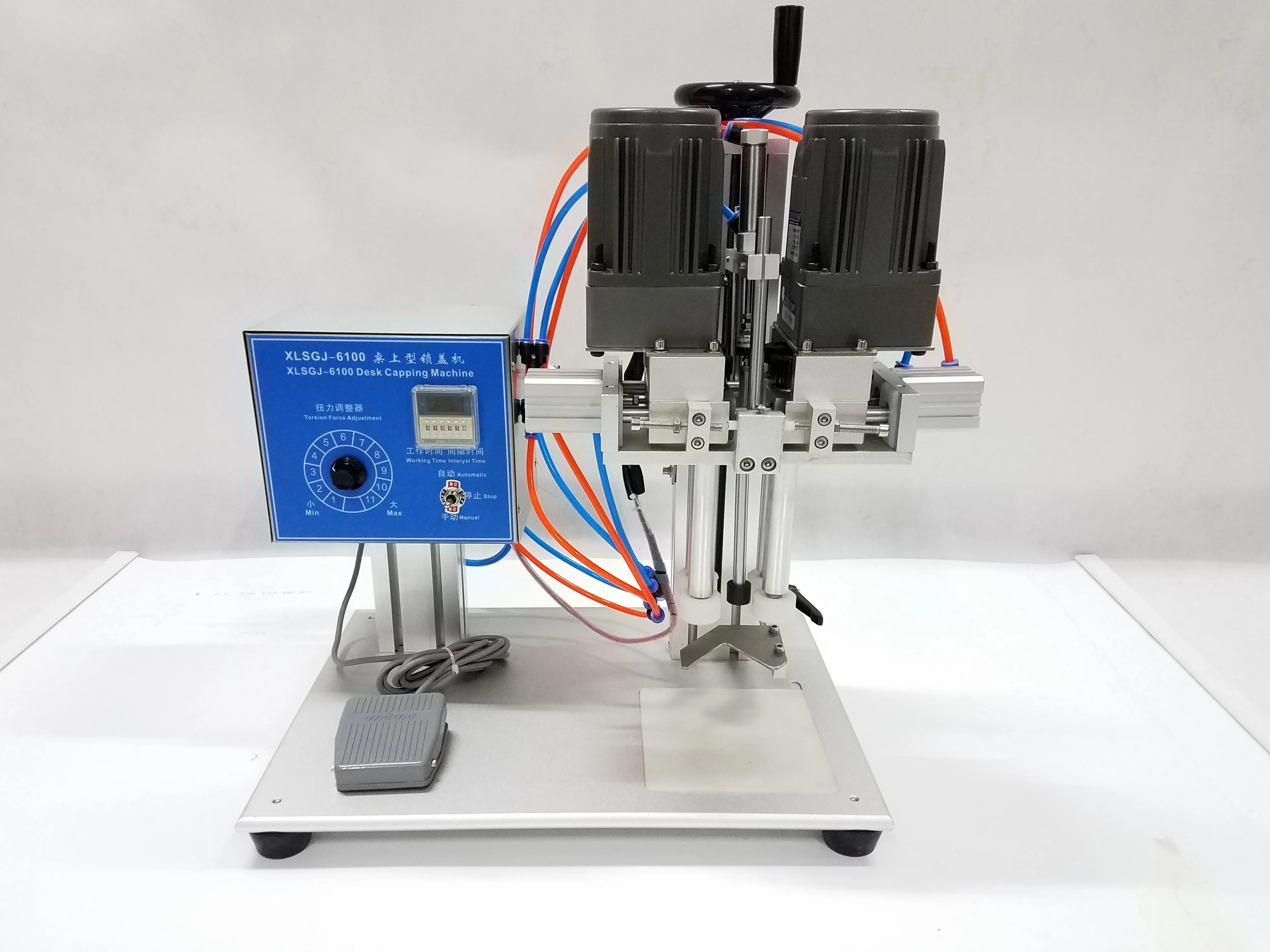 cheap price tabletop semi-automatic capping machine 