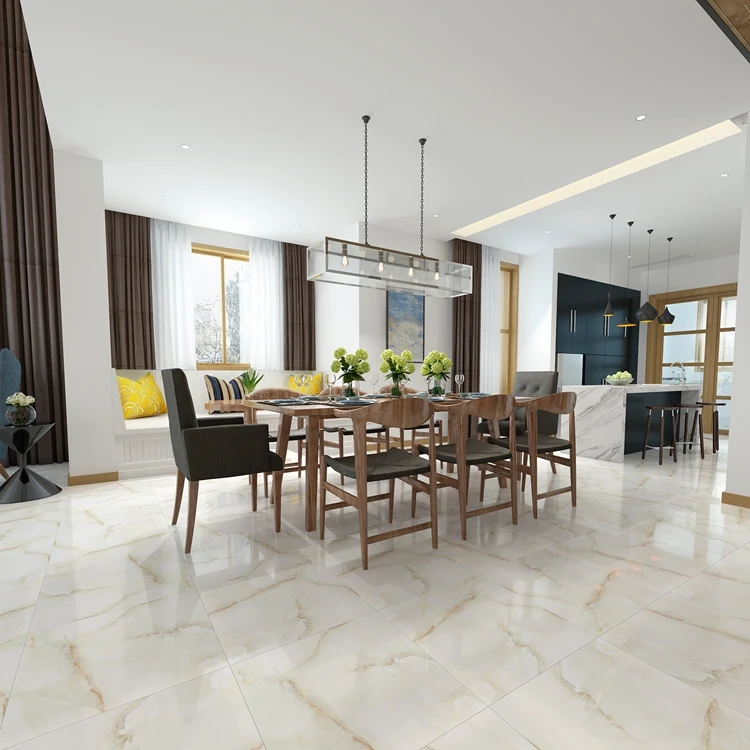 Tiles Kisumu Living Room Flooring 600x600 Polished Glazed Porcelain