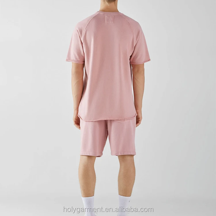 pink shorts tracksuit