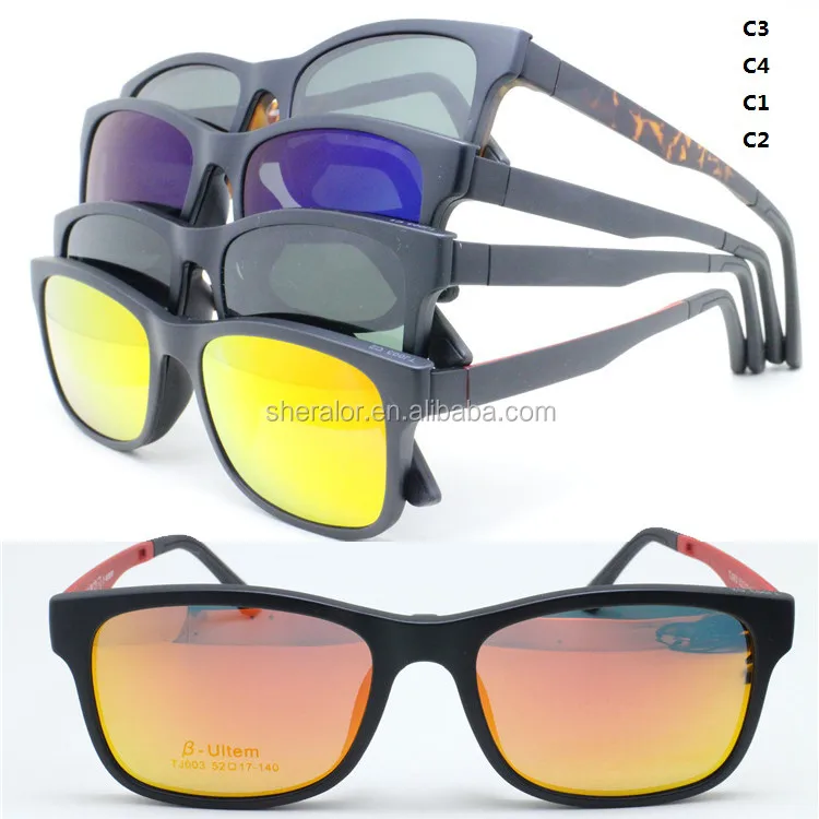 007 Di Memoria Flessibile Ultem Alla Moda Optical Occhiali Da Vista Frames Di Forma Quadrata Con La Clip Magnetica Polarizzati Lente Occhiali Da Sole 007 Di Memoria Flessibile Ultem Alla Moda Optical Occhiali Da Vista Frames Di Forma Quadrata Con La Clip Magnetica Polarizzati Lente Occhiali Da Sole