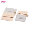 Luxury Jewelry Envelope Packaging Soft Snap Button Suede Jewelry Pouch For Wholesale