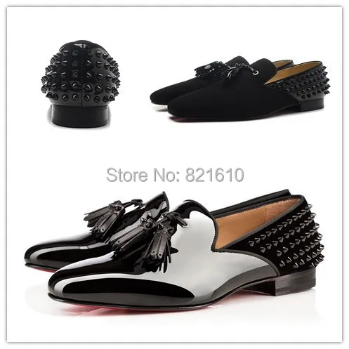 SEVENZAI Shoes Mens Spiked Dress Rivets Cool Designer Ballroom Oxford Shoes