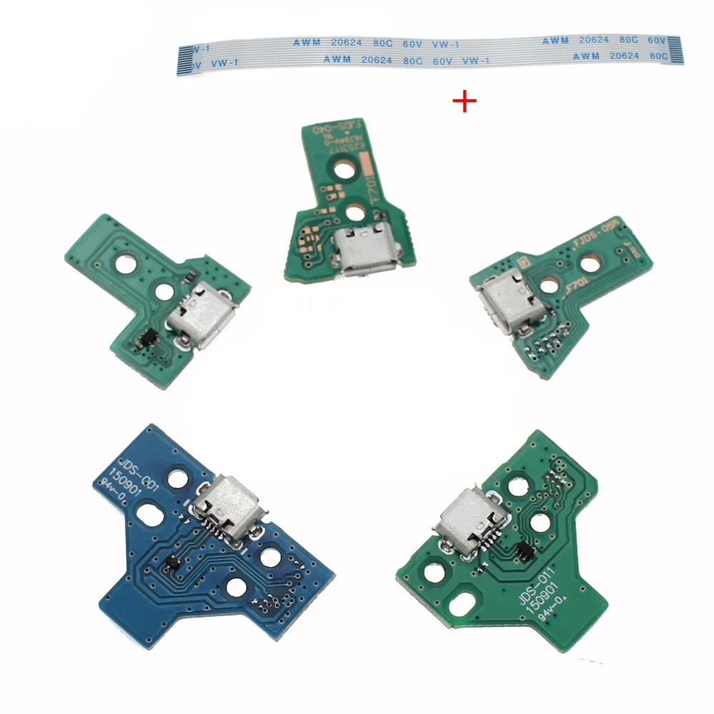 

USB Charging Port Board for PS4 Controller Charging Socket Port with Flex Cable JDS-011JDS-001JDS-030JDS-040JDS-055