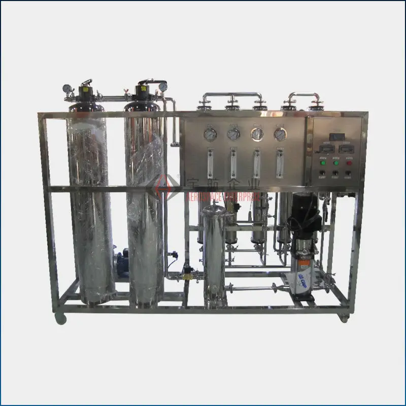 YHSCL-RO 1000LPH  UV/EDI River Water Purification System Deep Well Water Purification