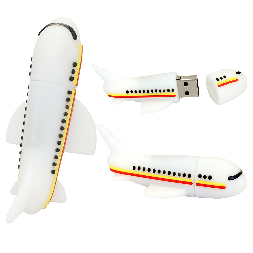 2019 Cartoon Plane USB Flash Drive Aircraft Airplane Pendrive 4GB 8GB 16GB Support Customized - ANKUX.COM