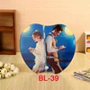 Rubysub BL-39 Hot selling Factory Directly Blank Sublimation Customized Apple Shape Glass Photo Frame