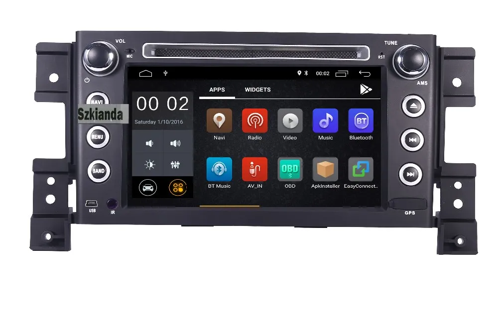 Sale 7"HD IPS Touch Screen Android 9.0 Car DVD Player for Suzuki Grand Vitara radio stereo dvd Wifi 3G steering wheel camera DVR Map 2