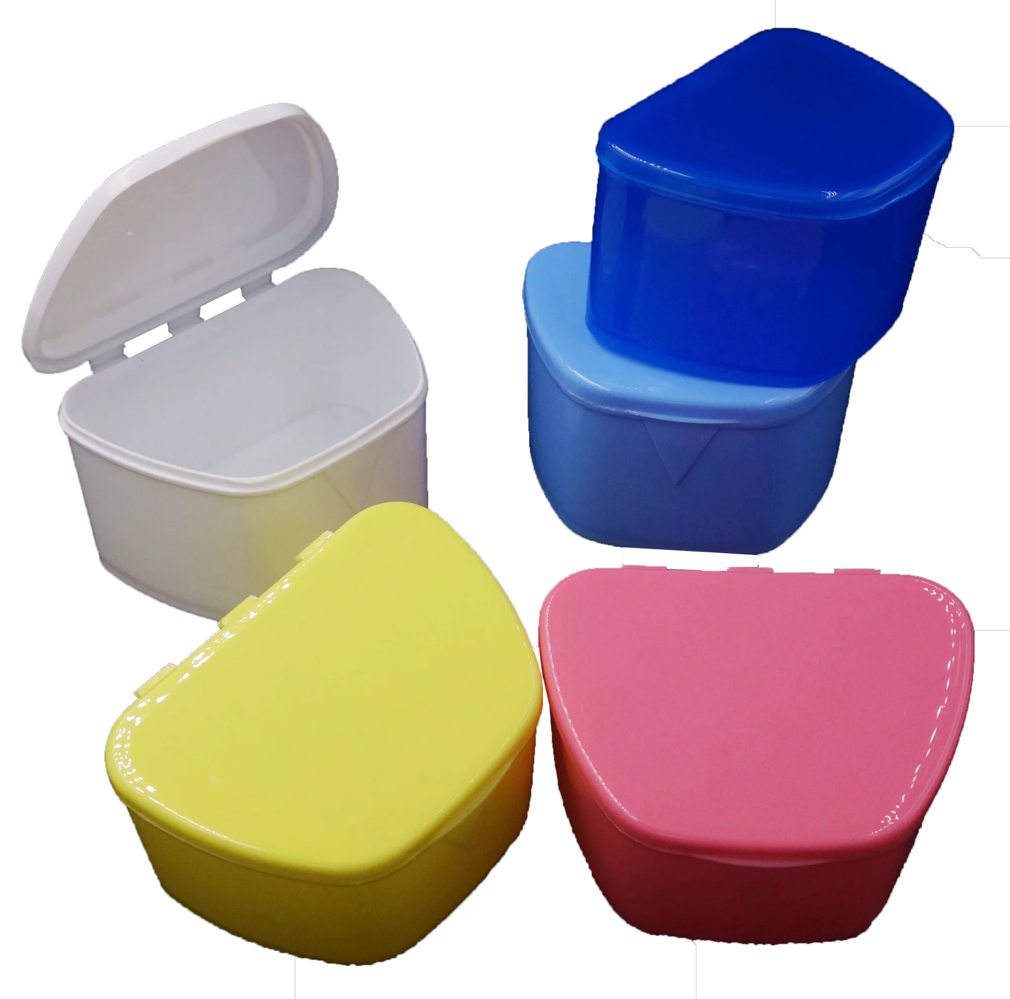Factory Supply Dental Teeth Storage Box Plastic Material Made Denture