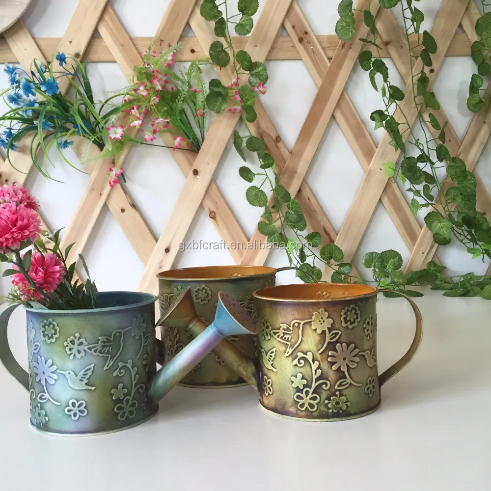 Royal gardens Kids/child popular garden tool series  metal watering can