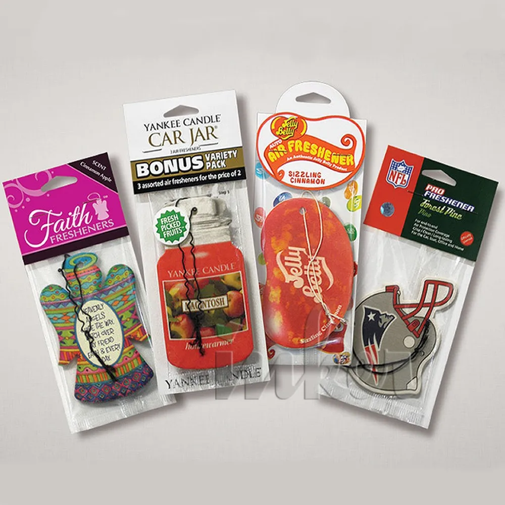 China Factory High Quality Cheap Bulk Design Logo Headcard Packing Absorbent Paper Shoes Car Air